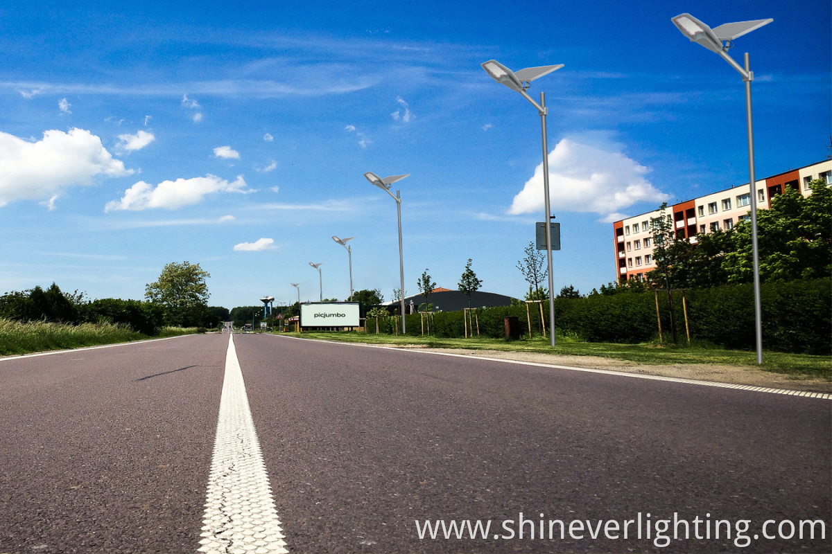 Sustainable LED street lighting